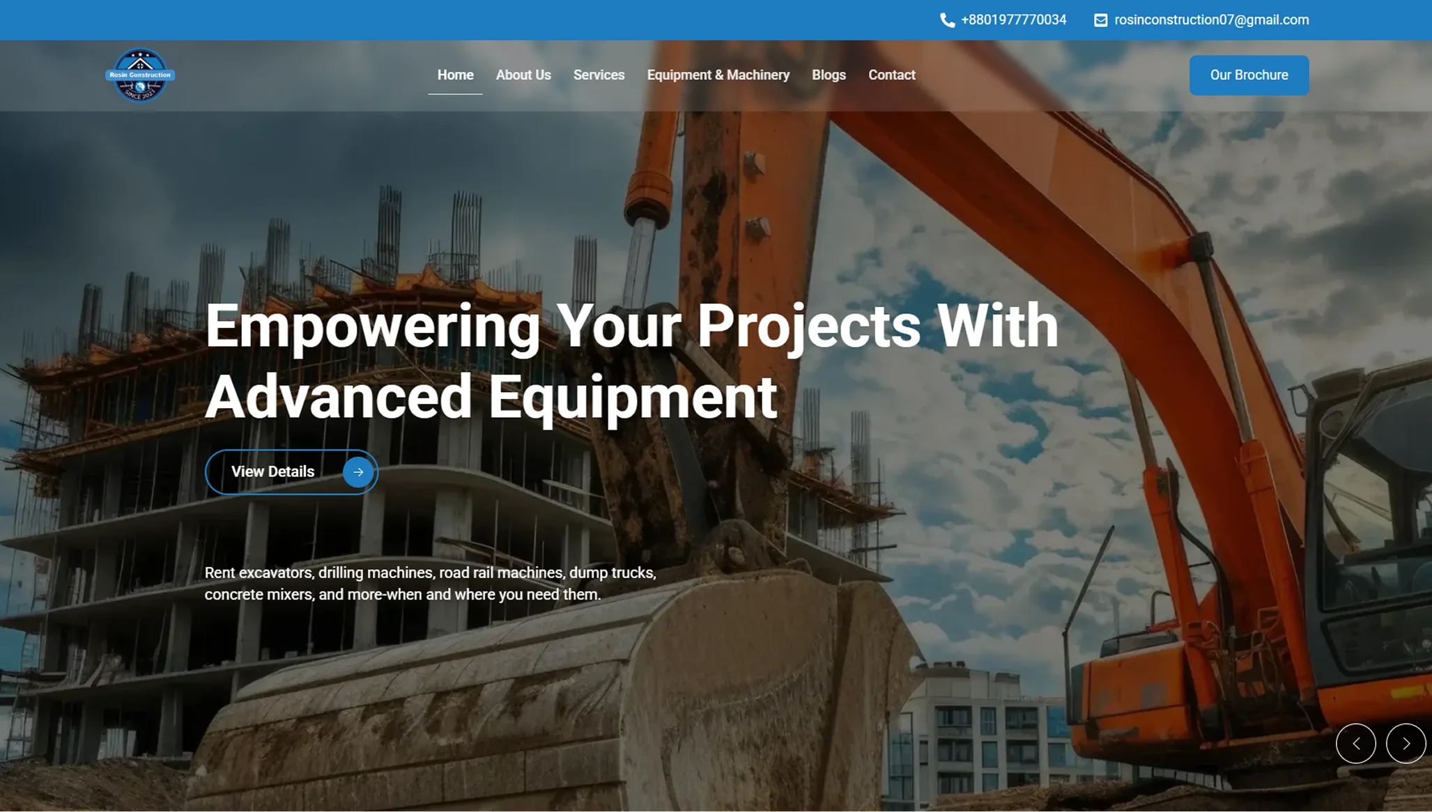 Rosin Construction - Nahid Alam