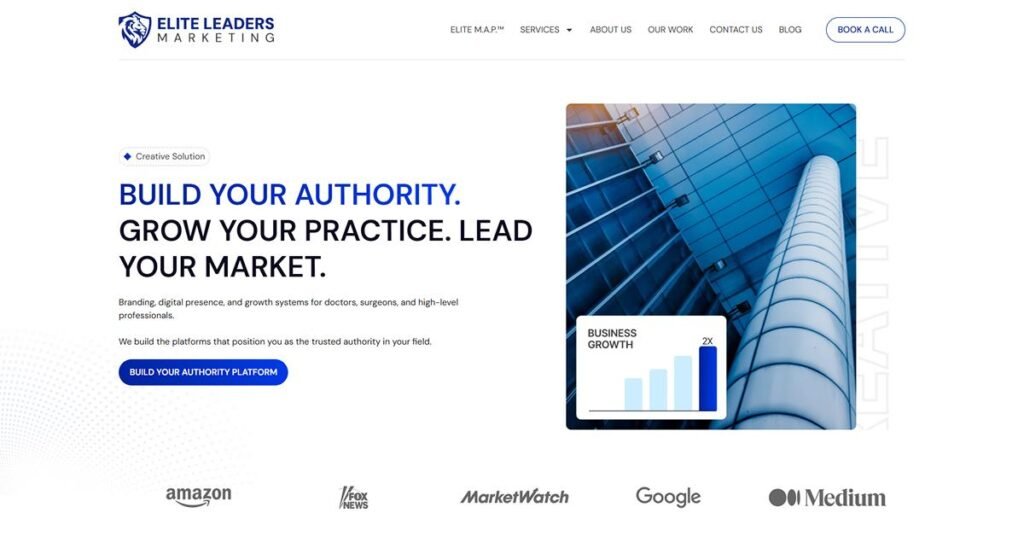 Elite Leaders Marketing Website Case Study | Marketing Agency Website Development