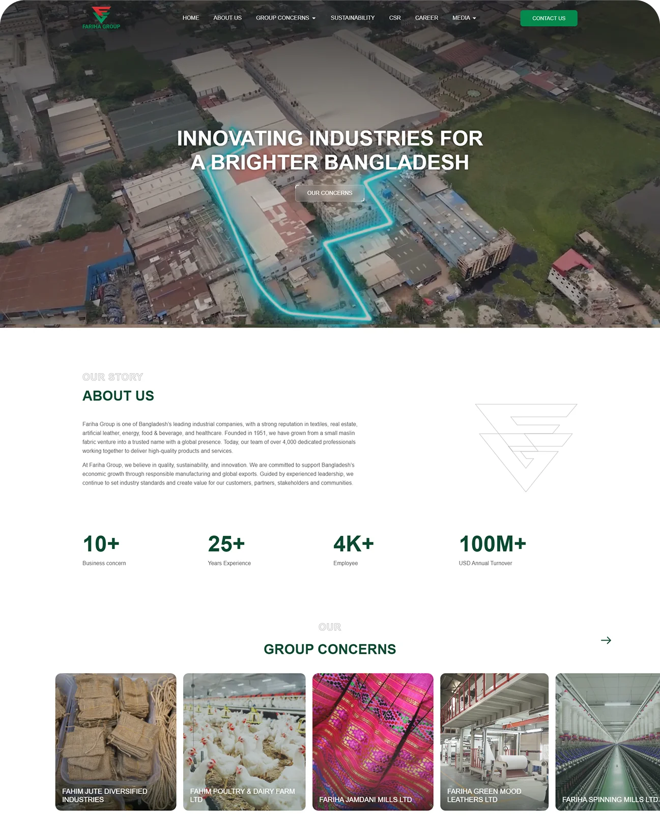 fariha-group-corporate-website-development-nahid-alam