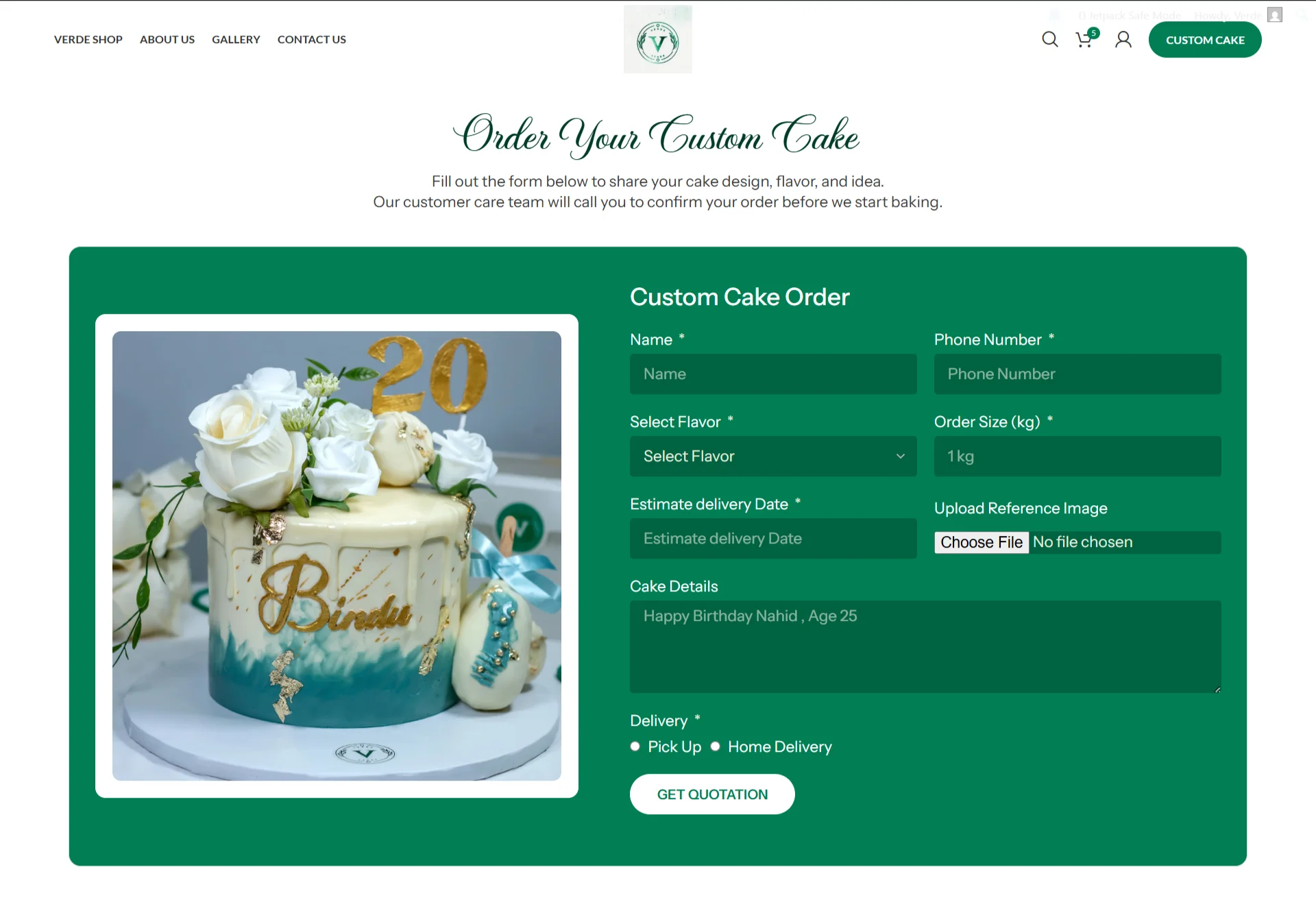 verde-bakery-custom-order-plugin-development-nahid-alam